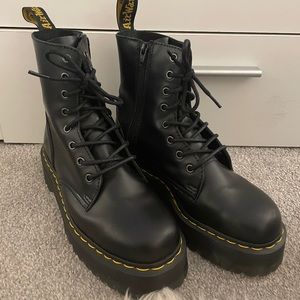 Black Platform Dr. Martens